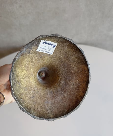 【チェコ蚤の市】 真鍮製 vintage candle stand 🇮🇳