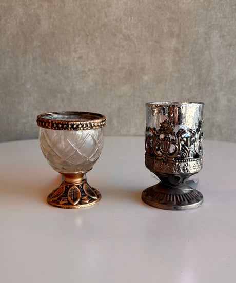 candle glass pot