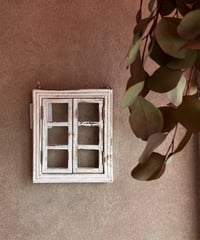 wood window decoration wall