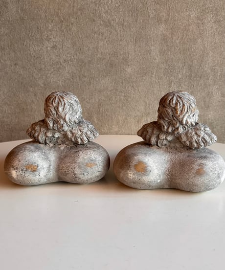 heart stone angel objet