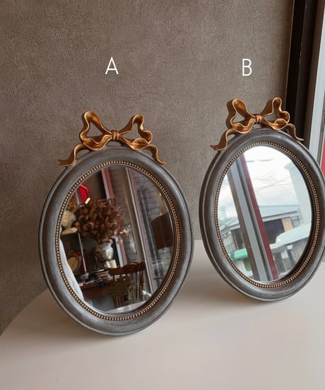アメリカ発   ribbon mirror🇺🇸 　Lsize