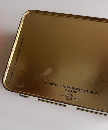 【フランス蚤の市】 vintage 缶BOX  1980年代