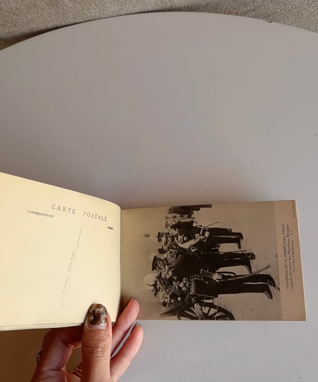 【フランス蚤の市】 vintage postcard book