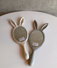 rabbit hand mirror