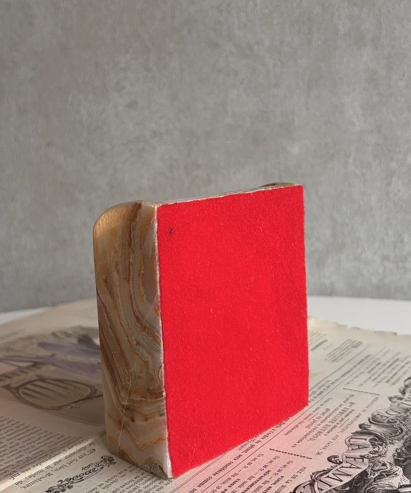 フランス蚤の市】 onyx card stand 1970年もの | aldee :k