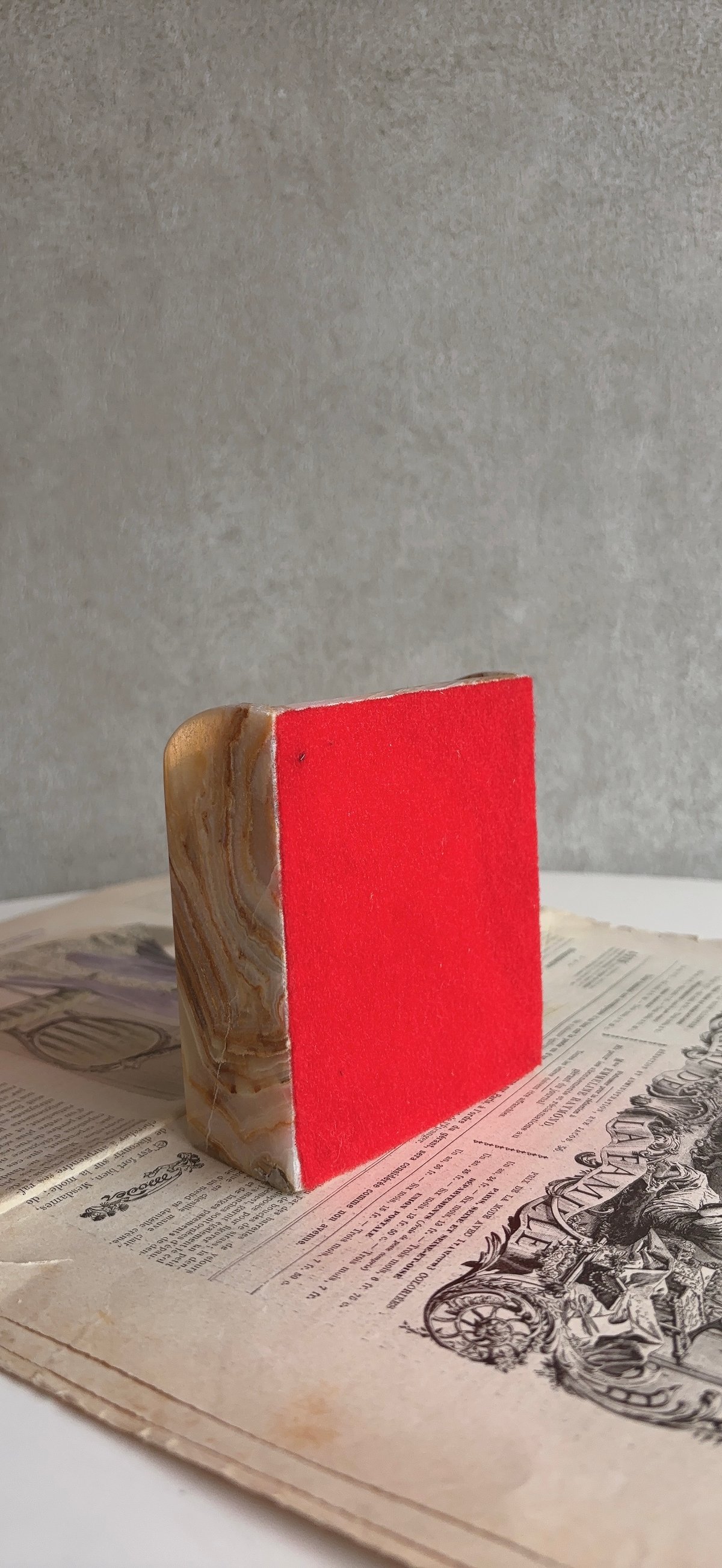 フランス蚤の市】 onyx card stand 1970年もの | aldee :k