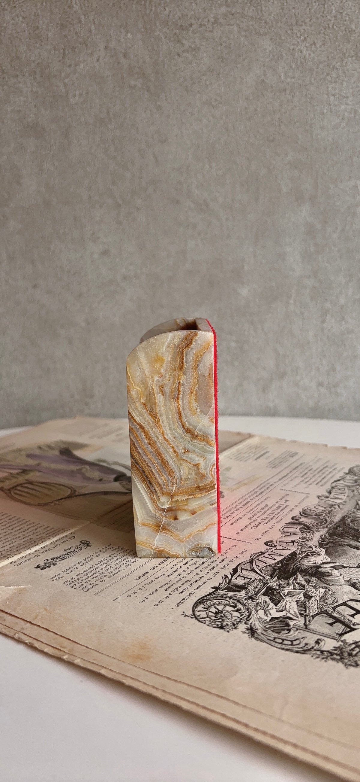 フランス蚤の市】 onyx card stand 1970年もの | aldee :k