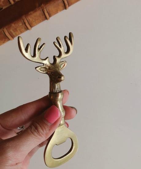 真鍮製オープナー🇮🇳   deer