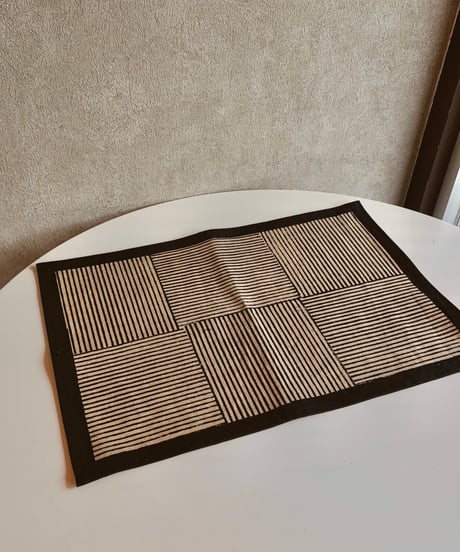 コットン製 blockprint luncheon mat 🇮🇳