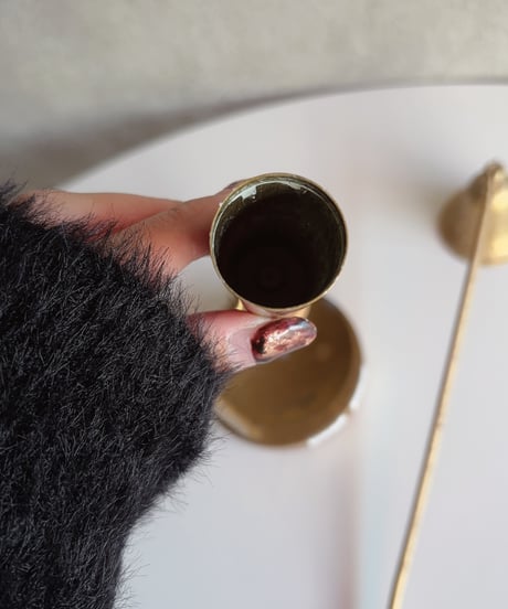 【チェコ蚤の市】 真鍮製 vintage candle stand 🇫🇷