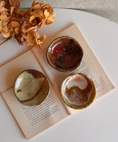 【フランス蚤の市】 vintage mini dishtray   onyx