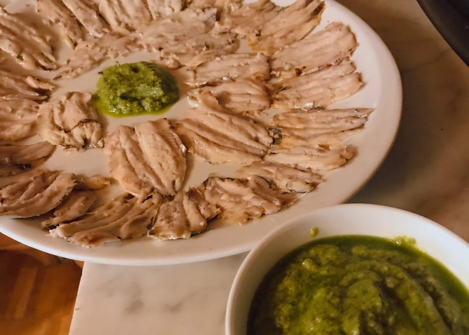 サルサベルデの焼き卵のレシピ