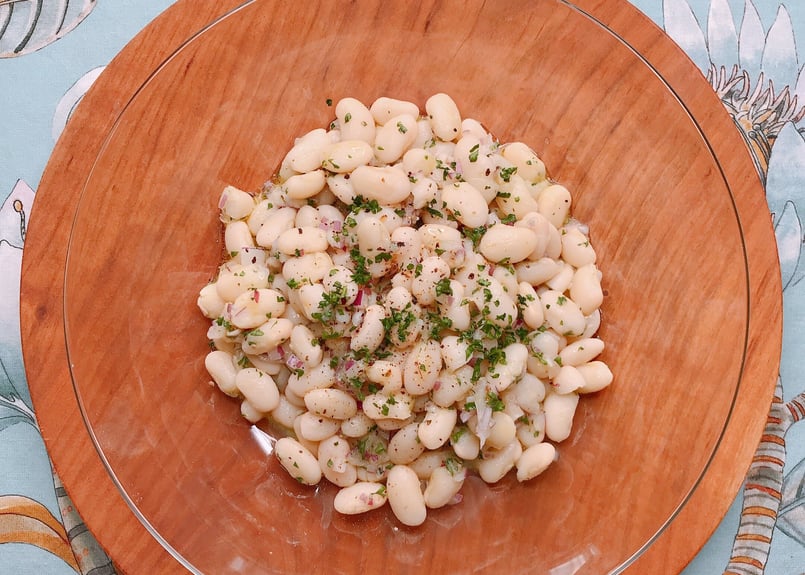前菜】白インゲン豆のサラダ | 魔法のイタリアンレシピ