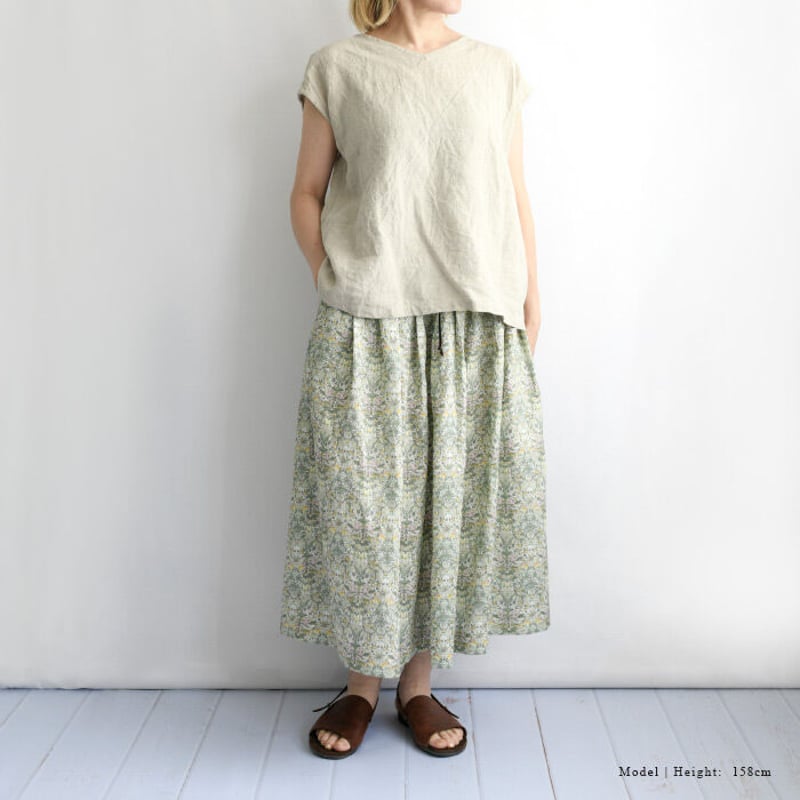 リバティ ＜STRAWBERRY THIEF いちご泥棒＞ フランダース リネン  