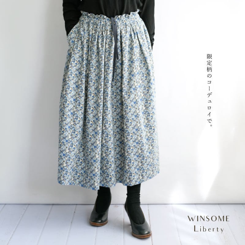 リバティ＜VINE THIEF ヴァインシーフ＞コーデュロイ タック＆ギャザー  