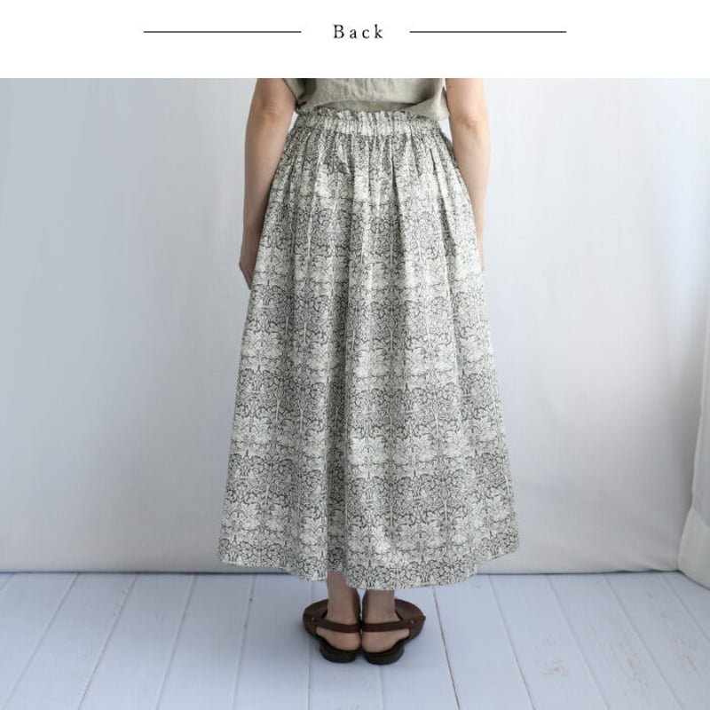 ウィリアムモリス 2wayギャザーエプロン ピンパネル ハンドメイド ウィリアムモリス ピンパネル 2wayギャザーエプロン ハンドメイド