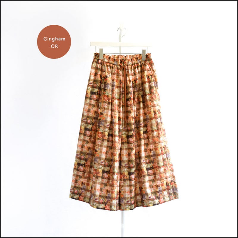 リバティ＜Archive Ginghamアーカイブギンガム ＞タナローン ロング  