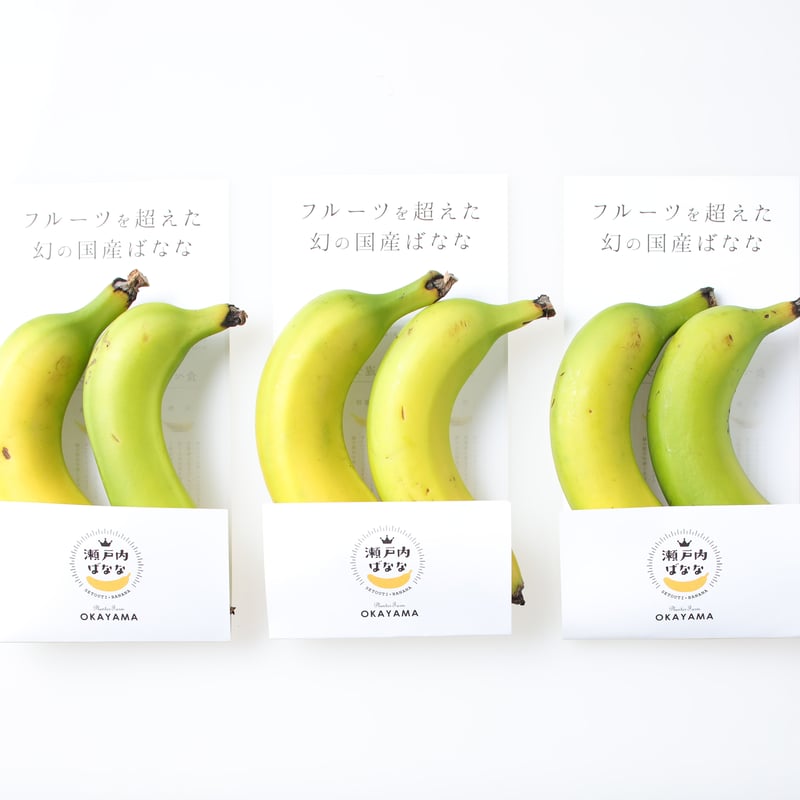 専用‼︎ バニラ& キャラメルバナナ　3本 瀬戸内ばなな2本入り3pack（6本） | 幻の国産バナナ 瀬戸内ばななの