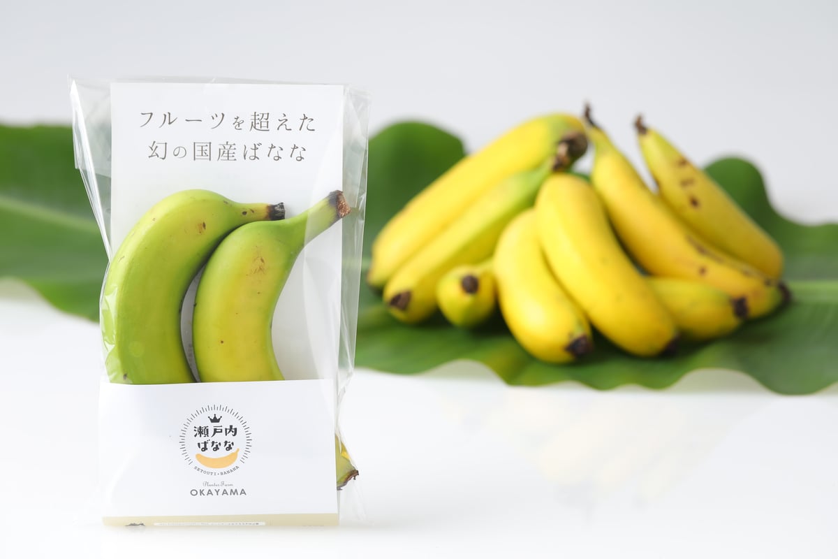 瀬戸内ばなな2本入り5pack （10本） | 幻の国産バナナ 瀬戸内ばななの