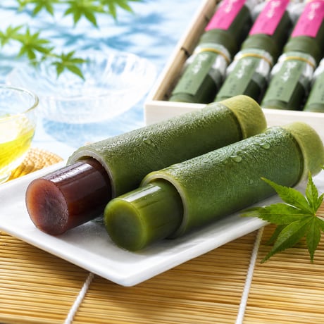 京阿月の銘菓【季節限定】笹しみず（水ようかん）