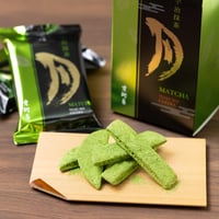（みかさを皮を短冊に）宇治抹茶ラスク「月のかけら」抹茶チョコレートがしみこんだサクサク食感（3/6袋入り）