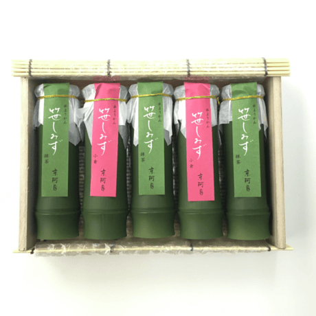 京阿月の銘菓【季節限定】笹しみず（水ようかん）
