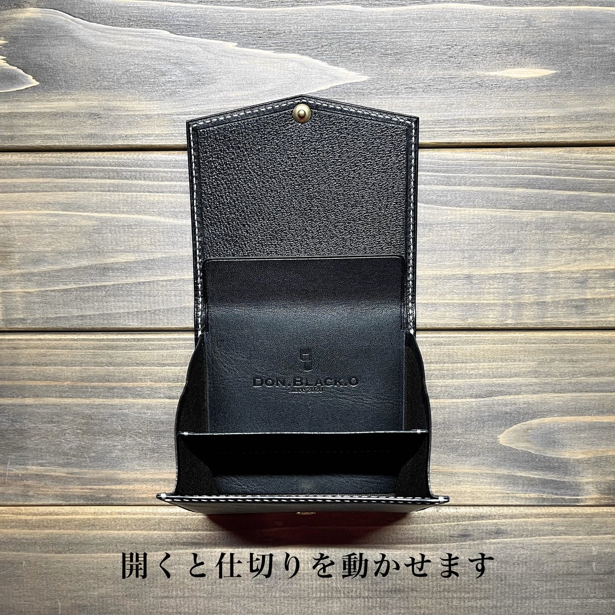 コンパクトウォレットD-CW02/バッカス/ブラック コンパクトウォレットD-CW02/バッカス/ブラック | Don.Black.O