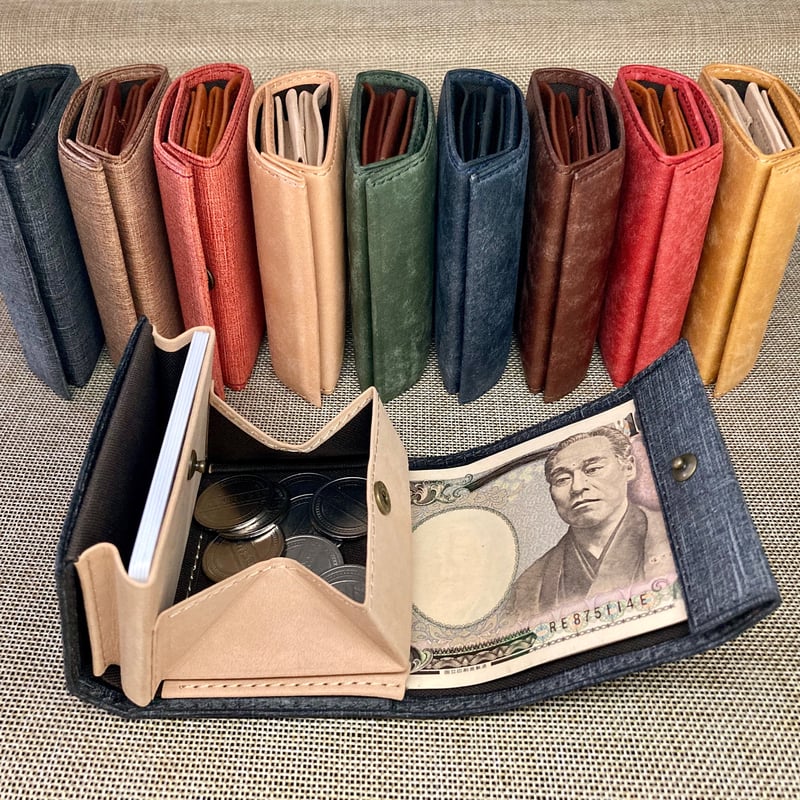 コンパクトウォレットD-CW01アウター／マヤベリー／Rossoレッド