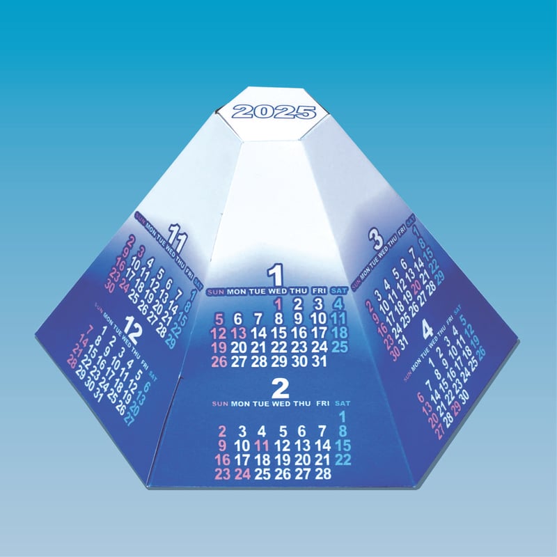 2025年版ペーパークラフトカレンダー 富士山 (品番:2505