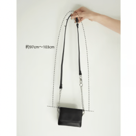 【YENN】CHAIN BELT POUCH