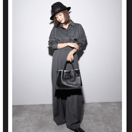 【margaux vintage】ピンストライプブラウス