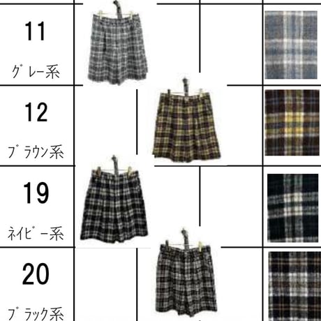 856715 チェック柄ハーフパンツ