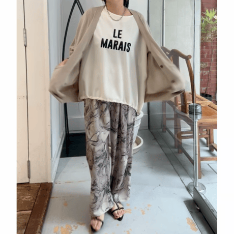 【sirodelabonte】LE MARIS タックスリーブプルオーバー
