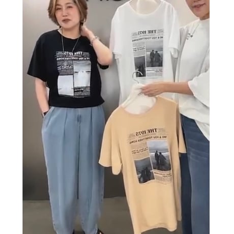 826536フォトTシャツ