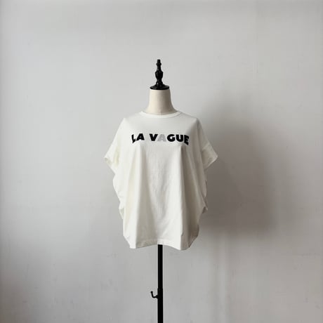 【siro delabonte】LA VAGUE タックスリーブTシャツ