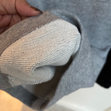 【INDKNIT】ダブルステッチ カーブパンツ