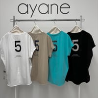 826528  フレンチスリーブバックロゴTシャツ