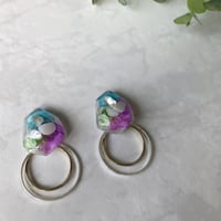 2wayレジンアートピアス