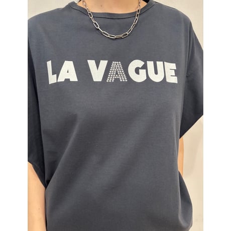 【siro delabonte】LA VAGUE タックスリーブTシャツ