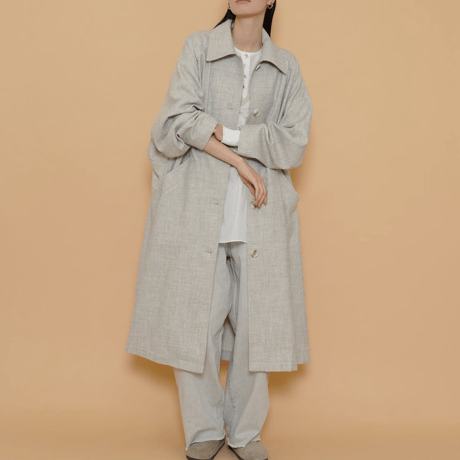 CYAN TOKYO シアントウキョウ BIGワッフルトリミングドルマンJK