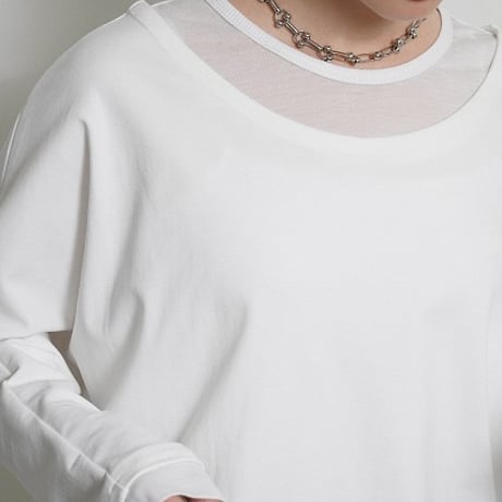 【CYAN  tokyo】レイヤーネックドルマンTOPS
