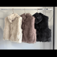 【margaux vintage】フェイクファーベスト