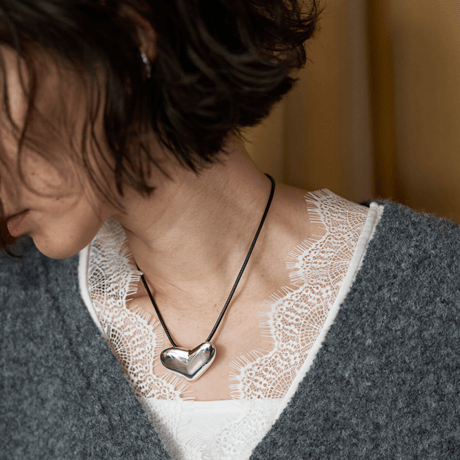 【CHIGNON】ﾊｰﾄﾌﾞﾛｰﾁ&ﾈｯｸﾚｽ