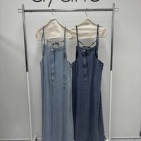 826504  テンセルデニムジャンパースカート