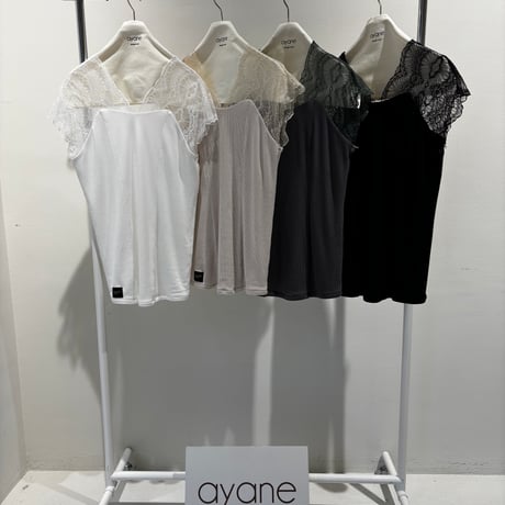 856745  ショルダーレースタンク