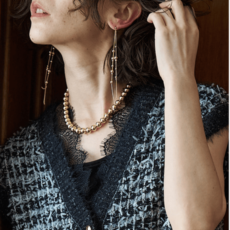【CHIGNON】  ｽﾗｲﾄﾞﾋﾞｰｽﾞﾏﾙﾁWAYﾋﾟｱｽ