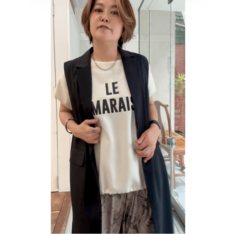 【sirodelabonte】LE MARIS タックスリーブプルオーバー