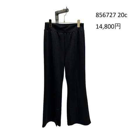 856727  ポリエステルポンチフレアパンツ