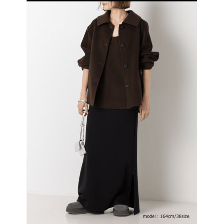 【YENN】 W JERSEY MAXI SK