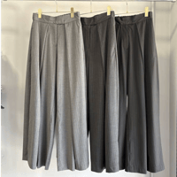 【margaux vintage】ピンストライプワイドパンツ